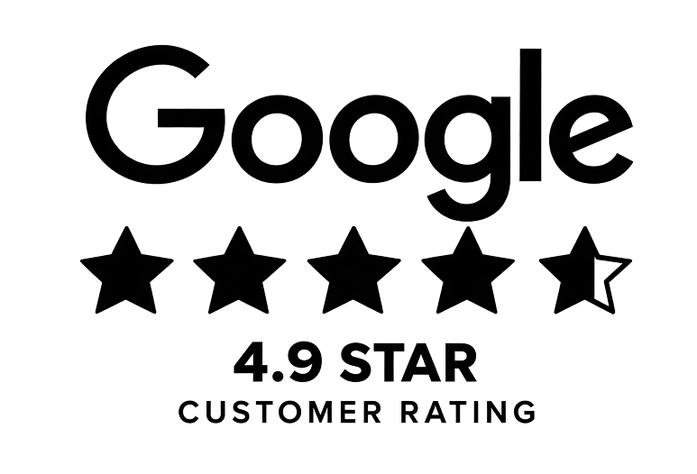 google review4.9 black 2
